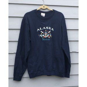 Alaska Norwegian Cruise Line Sweatshirt XXL blue cotton